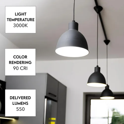 Miniatura 5 de Tech Lighting Módulo de repuesto LED Bi-Pin - Guías laterales de alineación de fácil instalación, 3000K, 550 lúmenes, regulable, clasificación