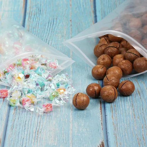 Miniatura 7 de Paquete de 20 bolsas grandes de 14 x 18 pulgadas con cierre de cremallera transparente de 4 mil, con cierre de cremallera, resistente, de plástico