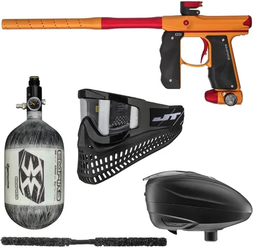 Miniatura 7 de Action Village Empire Mini GS TP Ultimate - Kit de pistola de paintball Polvo Negro/Polvo Azul Oscuro