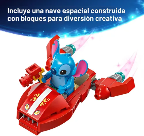 Miniatura 4 de LEGO Disney Lilo y Stitch Casa de Playa - Set de Construcción para Niños, Niñas y Niños, Edades 9+ - Incluye 5 Minifiguras - Idea de Regalo