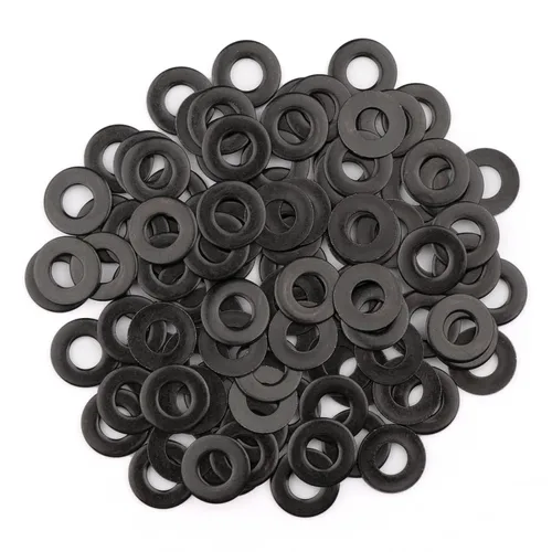 Miniatura 10 de 30 piezas de arandelas planas negras SAE de 1/2'' x 1-1/16'' de acero inoxidable 304 de grosor 2,5 mm, arandela plana universal