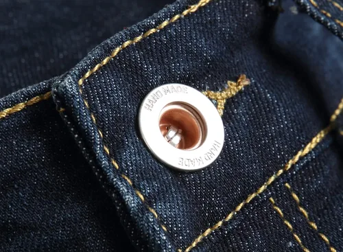Miniatura 7 de OIIIO Jeans elásticos rasgados de ajuste regular para hombre