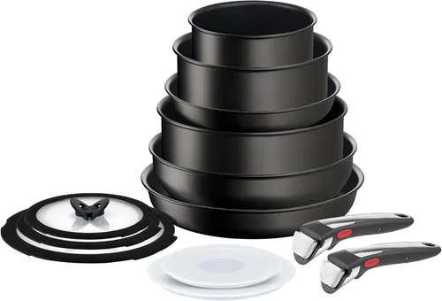 Miniatura 10 de Tefal Ingenio Unlimited ON L3959143 - Juego de sartenes antiadherentes de 3 piezas, 24 y 11.0 in, 1 mango extraíble, fácil limpieza, indicador