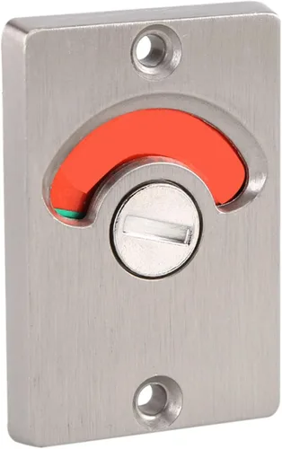 Miniatura 5 de ViaGasaFamido Indicador de bloqueo, indicador verde y rojo muestra si la habitación está ocupada de acero inoxidable baño público baño baño baño