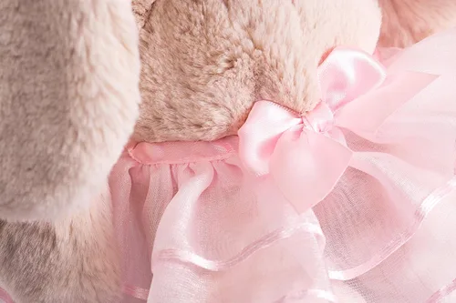 Miniatura 3 de DILLY DUDU Muñeca de conejo de peluche de bailarina/ballet de 10 pulgadas (Rosa)