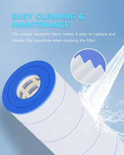 Miniatura 8 de AQUALTRA Cartucho de filtro de piscina compatible con C1200, PA120, CX1200RE, C-8412, FC-1293, 120 pies cuadrados, 23 1/4 pulgadas x 8 15/16