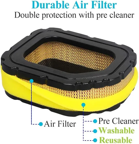 Miniatura 4 de HOODELL Paquete de 2 filtros de aire 32 083 03 para Kohler Courage Engine SV710 SV715 SV720 SV730 SV735 SV740 para cortacésped, repuesto para 32 083