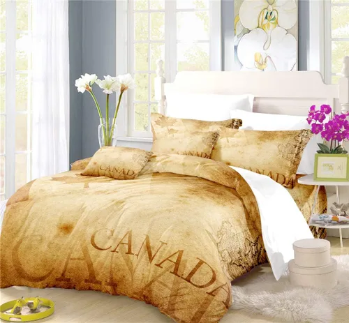 Miniatura 21 de REALIN Hawthorn Bedding - Juego de funda de edredón 3D, juego de cama de bosque japonés y río de montaña de 2/3/4 piezas, fundas de edredón