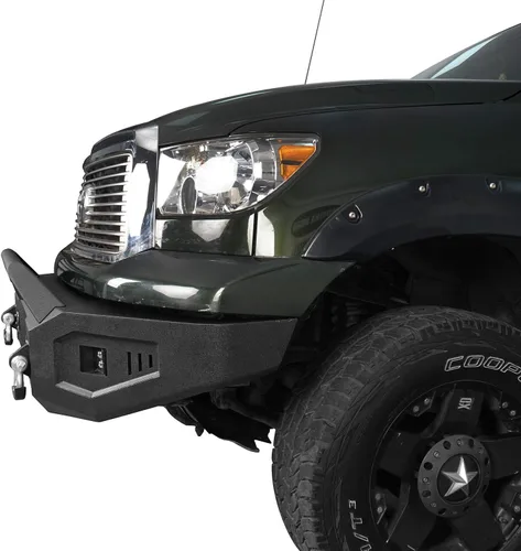 Miniatura 2 de Tundra parachoques delantero con placa de cabrestante para camioneta Toyota Tundra 2007 2008 2009 2010 2011 2012 2013