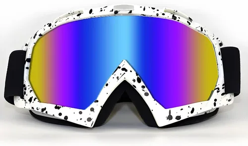 Miniatura 22 de Gafas de Motocicleta Motocross Dirt Bike Resistentes al Viento ATV A Prueba de Polvo Gafas de Carreras Resistentes a los Arañazos Gafas de Seguridad