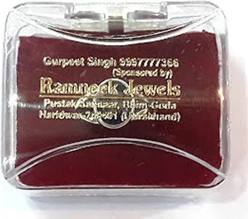 Miniatura 5 de Divya Shakti 6.25-6.50 quilates Anillo ajustable de plata con piedras preciosas hesonita para hombres y mujeres