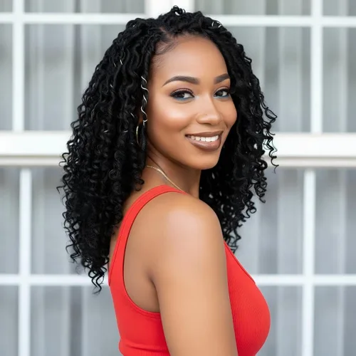 Miniatura 52 de Fulcrum Goddess Locs Cabello de Ganchillo de 10 Pulgadas, 8 Paquetes Nuevo Locs Sintéticos de Ganchillo para Mujeres Negras, Locs de Ganchillo