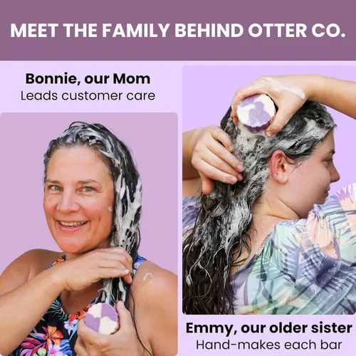 Miniatura 7 de Otter Co. Biotin & Onion Hair Growth Shampoo Bar con queratina, aceite de crecimiento capilar de romero, ACV - Vegano, sin sulfatos y no tóxico