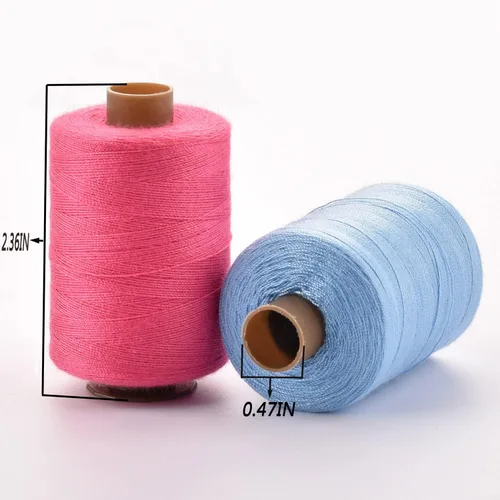 Miniatura 2 de Hilo de coser de poliéster de 24 colores para coser a mano, acolchado y máquina de coser, juego de 1000 yardas por carrete.