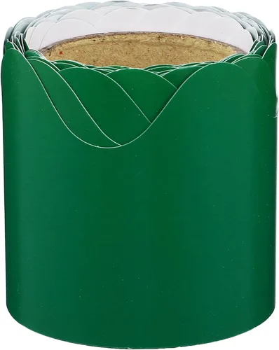 Borde festoneado para bordes de anuncios, calcomanías para la parte posterior a la decoración, borde negro para aula, oficina, pizarra, decoración