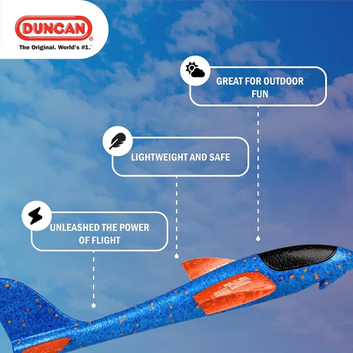 Miniatura 4 de Duncan Planeador X-14 - Azul con alas naranjas