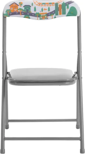 Miniatura 15 de Flash Furniture Mindy Kids - Juego de mesa y sillas cuadradas plegables de 5 piezas para guardería y aulas, juego de mesa de actividades y sillas