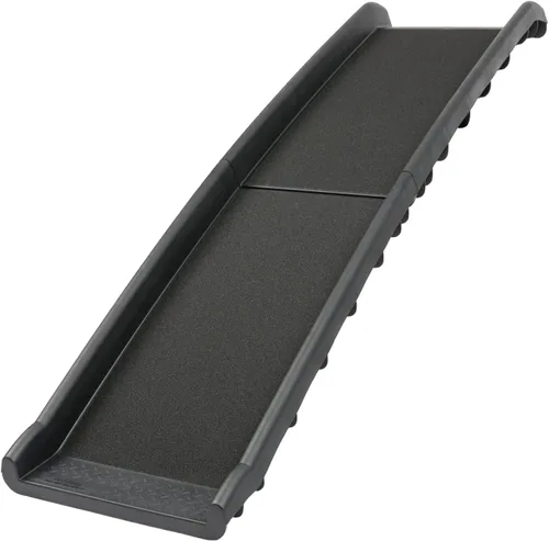 PetSafe Happy Ride Rampa Plegable para Perros - Rampa ligera para mascotas compatible con SUV con superficie de alta tracción para caminar,