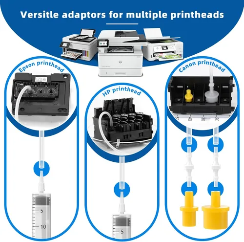 Miniatura 3 de Kit de limpieza de cabezal de impresora, 5.1 fl oz, el mejor kit de limpieza de impresora para limpieza de boquillas de impresora Epson, kit
