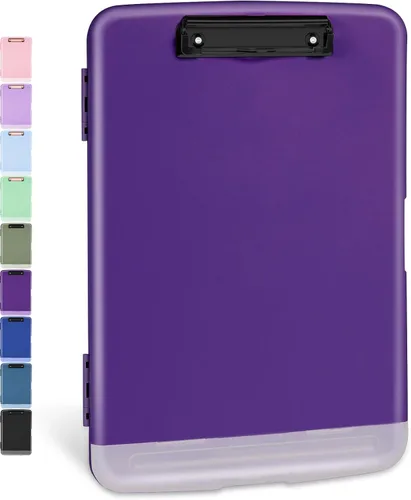 Miniatura 15 de Sooez Portapapeles con almacenamiento, tableros de clip de alta capacidad de 8.5 x 11 pulgadas con almacenamiento, carpeta de portapapeles