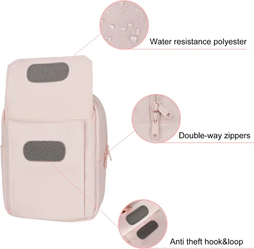 Miniatura 2 de Bolsa para Cámara Cruzada Pequeña Bolsa Linda para Cámara Cartera para Mujeres Impermeable Cuero Viaje Estuche de Hombro Bandolera Diseñador