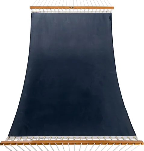 Miniatura 2 de Original Pawleys Island Large Way - Hamaca Sunbrella de secado rápido azul marino con cadenas de extensión gratis y ganchos para árboles, hecha a