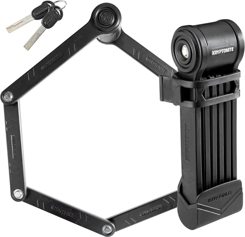 Miniatura 7 de Kryptonite Keeper - Candado plegable para bicicleta, 2.75 pies/3.25 pies de largo, compacto, ligero, de alta seguridad, antirrobo, plegable, con 2