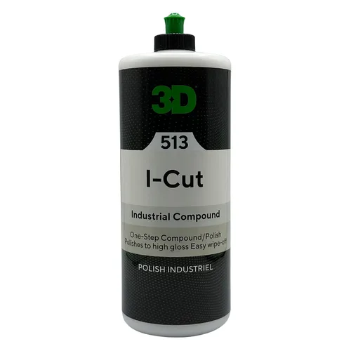 3D I-Cut - Compuesto de frotamiento y pulidor – Corrección rápida de pintura para talleres de cuerpo de alto volumen | Elimina marcas de lijado