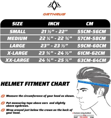 Miniatura 7 de Orthrus Casco de motocicleta Dual Sport Adventure certificado por DOT para adultos, doble visera y ranura de intercomunicador, ATV UTV Dirt Bike