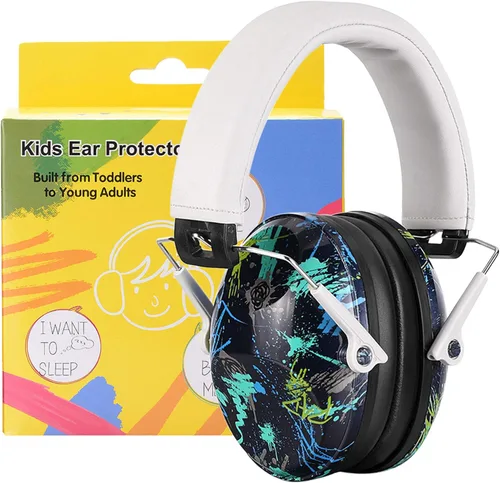 Miniatura 19 de PROHEAR 032 2.0 Auriculares con cancelación de ruido para niños, reducción de ruido de 25 dB, orejeras sensoriales ajustables de protección de oídos