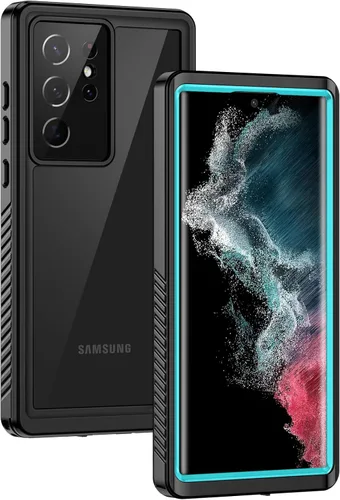 Miniatura 11 de Lanhiem Funda para Samsung Galaxy S22, IP68 impermeable a prueba de polvo con protector de pantalla integrado, funda protectora de cuerpo completo