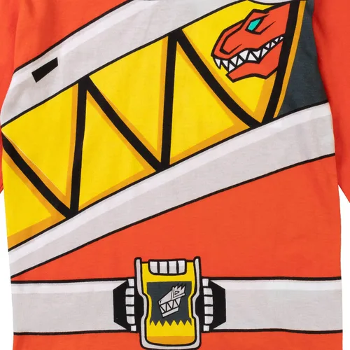 Miniatura 5 de Power Rangers Blue Ranger Red Ranger Zach Paquete de 3 camisetas de cosplay para niños pequeños a niños pequeños