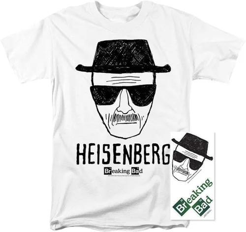 Miniatura 2 de Breaking Bad Heisenberg - Camiseta y pegatinas dibujadas a mano