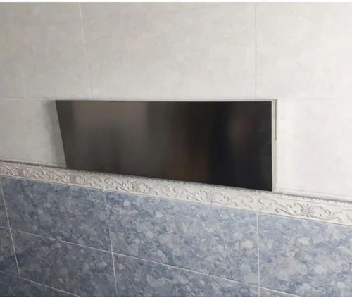 Miniatura 4 de Mesa HUAHUA Mesa plegable montada en la pared, mesa de hojas de acero inoxidable, mesa plegable telescópica multifunción impermeable para el hogar