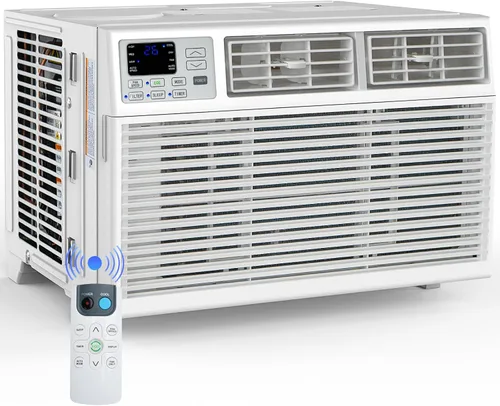 Miniatura 9 de Electactic Aire acondicionado de ventana de 6,000 BTU, unidad de CA tipo ventana con refrigeración, modo seco, 4 velocidades de ventilador