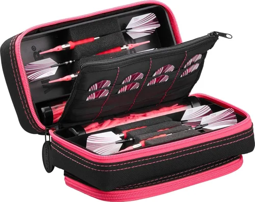 Miniatura 16 de Casemaster Plazma Pro - Estuche para 6 dardos suaves y de punta de acero, cuenta con gran bolsillo frontal para dispositivos móviles, tubos