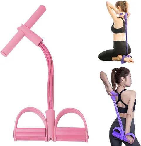 Miniatura 15 de Banda de resistencia elástica multifuncional para yoga, extractor de pedal de estiramiento mejorado 2026 con asas para entrenamiento de cuerpo