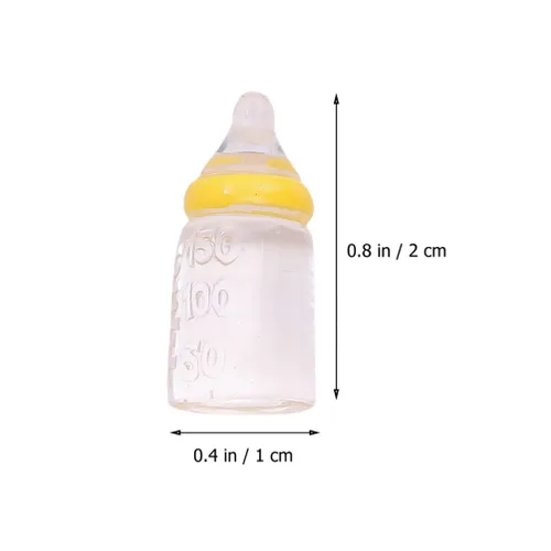 Miniatura 9 de 30 Uds. Miniatura Baby Shower Favores Mini Biberón Plástico Baby Bottle Candy Bottle Boy Girl Recién Nacido Bebé Bautismo Decoración Fiesta
