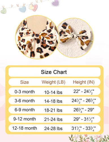 Miniatura 6 de Queenstyle Ropa de bebé niña de manga larga, overol lindo traje de bebé de 0 a 18 meses