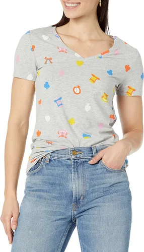 Miniatura 2 de Tienda Essentials Disney Marvel Star Wars Princess Camiseta de manga corta con cuello en V para mujer, multipacks