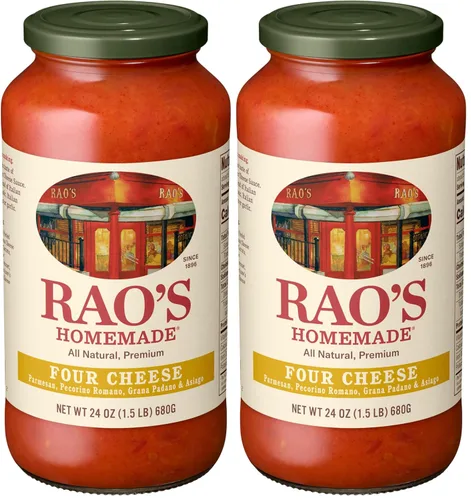 Miniatura 27 de Rao's Homemade Salsa de pasta de cuatro queso, 24 onzas, salsa de tomate, todo propósito, salsa de pasta apta para keto, tomates de alta calidad