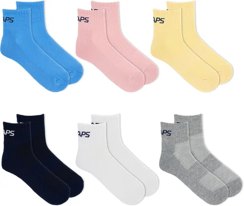 Miniatura 2 de Chaps Sport Cushioned Repreve Athletic Socks-6 Pair Pack-Breathable Front Mesh and Arch Support, Men's Shoe Size 6-12