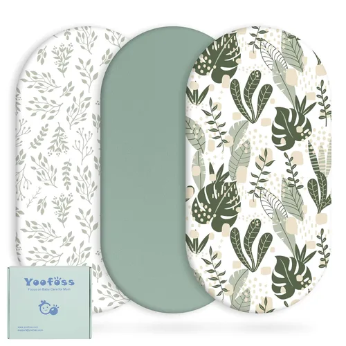Miniatura 22 de Yoofoss Sábanas para cuna de bebé para niños y niñas, paquete de 2 sábanas bajeras para cuna estándar y colchón de niño pequeño, sábana de Zorro