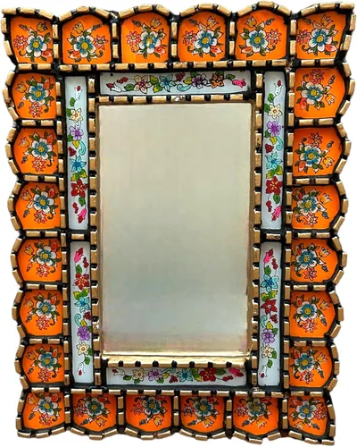 Miniatura 5 de Espejo Peruano Cuscajas 14" 1/2 X 11