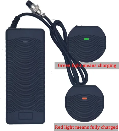 Miniatura 4 de Cargador de patinete eléctrico Suptopone 4 clavijas para Ninebot S/S-MAX/Mini PRO/Mini lite, cargador de batería de conector de 4 pines 63V 2A