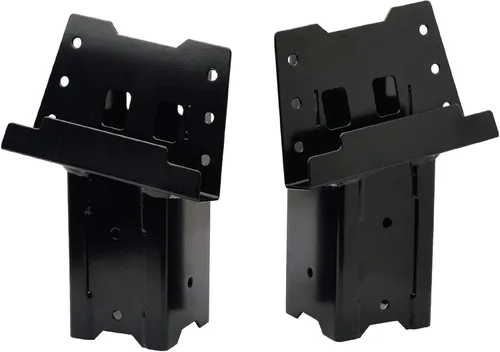 Miniatura 2 de HME - Soportes de plataforma multiusos duraderos de construcción soldada de alta resistencia, paquete de 4 unidades, para uso con persianas de caza