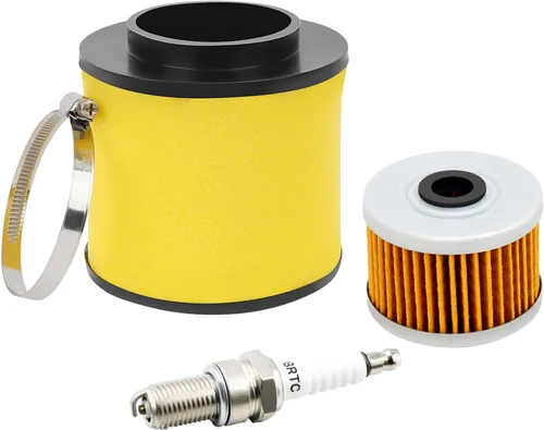 TIANYAN 17254-HN5-670 Filtro de aire con filtro de aceite/kits de bujías de repuesto para Honda Rancher TRX350FE TRX350TE TRX350TM 2000-2006;