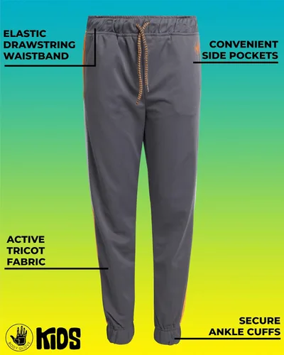 Miniatura 2 de Body Glove Pantalones deportivos para niños Paquete de 4 pantalones deportivos básicos de tricot (talla 8-18)