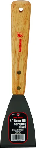 Red Devil 4151 Cuchillo de raspado recto quemado, 3"