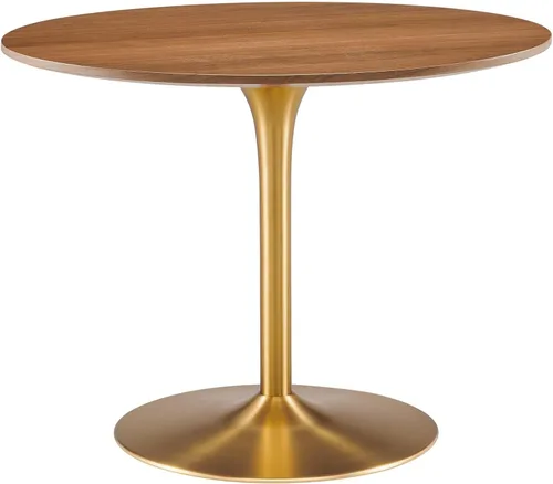 Miniatura 9 de Modway EEI-6313-WAL-BLK Pursuit - Mesa de comedor de 40 pulgadas, color negro nogal